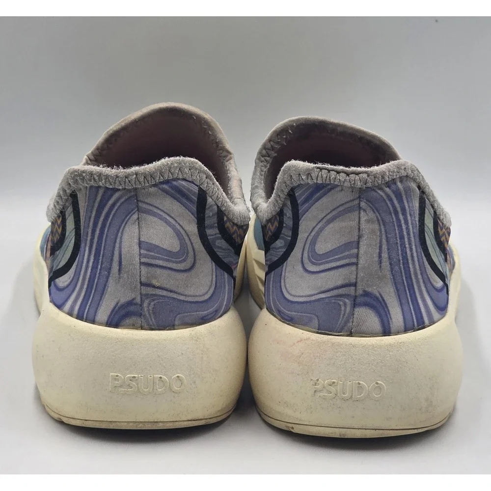 PSUDO Mens Court Slip‎ On Sneakers Cosmic USA Made Size 11 Lightweight Vegan